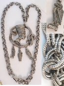 Exotic Egyptian SNAKE Cleopatra LARGE necklace