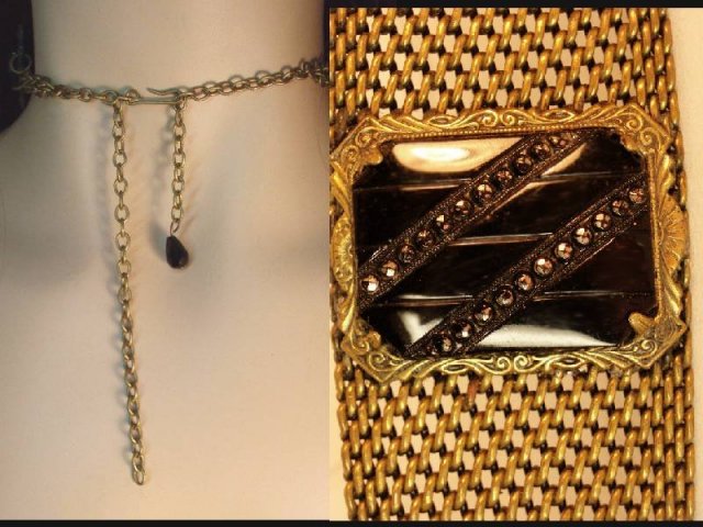 Vintage Edwardian Dog Collar Marcasite necklace