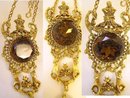 Gorgeous Glass jeweled Asian Flair necklace