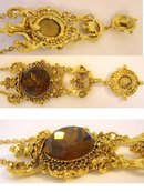 Gorgeous Glass jeweled Asian Flair necklace