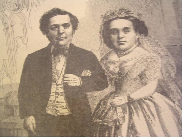 Rare Tom Thumb Wedding 1863 Two copies