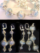 1950's Murano GLass BRacelet NEcklace set