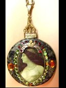 Gorgeous Renaissance Portrait jewel necklace