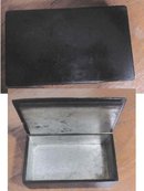 19TH C ANTIQUE HAND PAINTED Figural portrait hallmarked RUSSIAN TOBACCO BOX