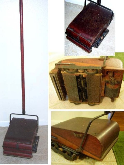 Wooden Antique 1915 Sweeper-Vac Vacuum ALL Original