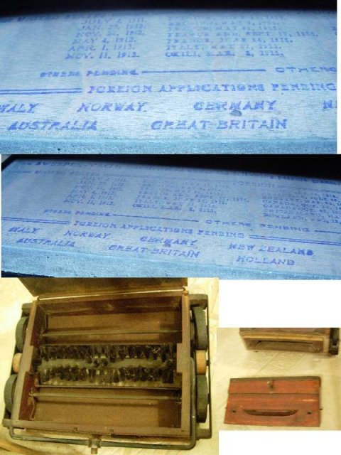 Wooden Antique 1915 Sweeper-Vac Vacuum ALL Original