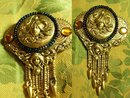 Stunning Neoclassical Jeweled Muncha French Goddess Tassel sash brooch