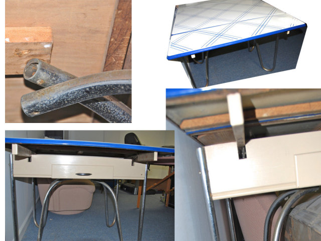 1940's-1950's Enamel-Top Kitchen Table