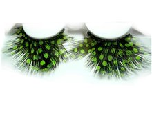 Peacock Feather Fetish Sexy long Eyelashes GREAT for Halloween