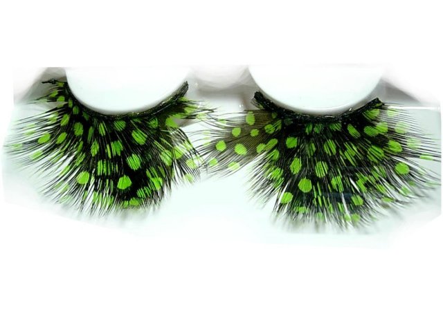 Peacock Feather Fetish Sexy long Eyelashes GREAT for Halloween