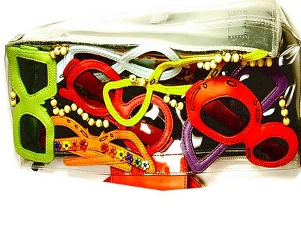 GLAMOUR Queen FUNKY designer Retro Jelly pop art cats eye sunglass purse