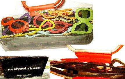 GLAMOUR Queen FUNKY designer Retro Jelly pop art cats eye sunglass purse