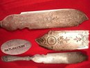 ANtique VIctorian Wedding Cake Knife UNUSUAL Carvings