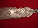 ANtique VIctorian Wedding Cake Knife UNUSUAL Carvings