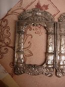 ORnate ANtique Victorian Religious Folding Icon Frame