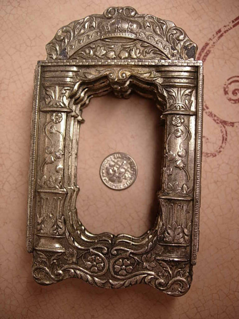ORnate ANtique Victorian Religious Folding Icon Frame