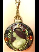 Gorgeous Renaissance Portrait jewel necklace