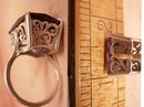 17CT HUGE Amethyst deco setting RING Flashy and Glamorous