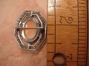 Victorian sterling Hallmarked Cameo Brooch with filigree frame