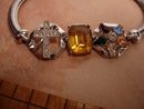 UNUSUAL Double chapter Fraternal bracelet eastern star and white shrine of Jerusalem