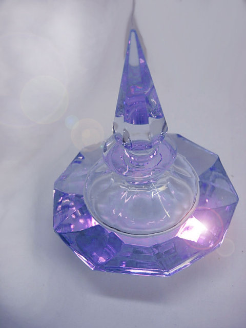 Large Blue Perfume Very Genie in a bottle and magical