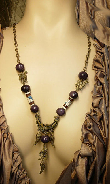 Moon Necklace BIzarre Egyptian Talisman