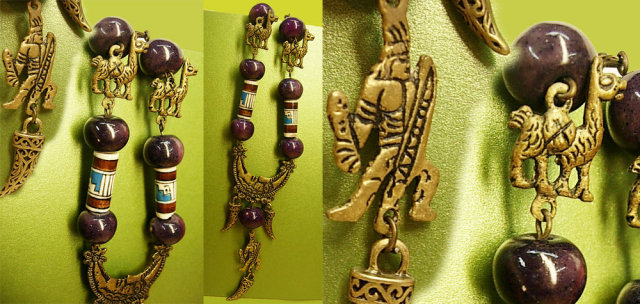 Moon Necklace BIzarre Egyptian Talisman