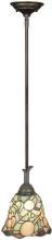 New Chandelier Antique Brown Dale Tiffany Mini Nassau Metal Hand-Rolled A DY-620