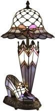 New Accent Lamp Antique Brass Dale Tiffany 3-Light Reproduction Art Glass DY-271