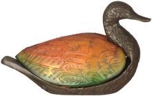 New Accent Lamp Amber Green Antique Bronze Plating Dale Tiffany 1-Light R DY-954