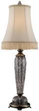 New Table Lamp Antique Silver Dale Tiffany 1-Light Reproduction Cast Meta DY-405