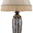 New Table Lamp Antique Silver Dale Tiffany 1-Light Reproduction Cast Meta DY-405