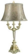 New Table Lamp Brussels Lace Dale Tiffany 1-Light Victorian Fabric Metal DY-488