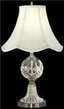 New Table Lamp Pewter Dale Tiffany 1-Light Hudson Fabric Turn Knob E27 15 DY-555