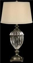 New Table Lamp Dark Antique Brass Dale Tiffany 1-Light Calvert Fabric Met DY-286