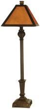 New Table Lamp Fieldstone Dale Tiffany 1-Light Mica Mica Zinc Turn Knob E DY-678