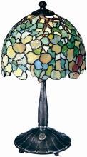 New Accent Lamp Antique Bronze Dale Tiffany 2-Light Hydrangea Metal Hand- DY-344