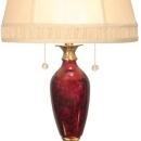 New Table Lamp Antique Brass Dale Tiffany 2-Light Alton Hand-Blown Art Gl DY-306