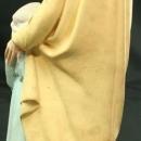 Antique French Chalkware Sculpture, Saint Joseph w/ Child Jesus, Father & Son