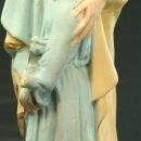 Antique French Chalkware Sculpture, Saint Joseph w/ Child Jesus, Father & Son