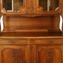 Large Antique French Buffet/Sideboard, 1900 Louis XV, Orig Beveled Glass Doors