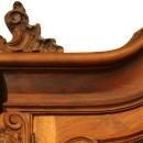 Large Antique French Buffet/Sideboard, 1900 Louis XV, Orig Beveled Glass Doors