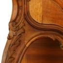 Large Antique French Buffet/Sideboard, 1900 Louis XV, Orig Beveled Glass Doors