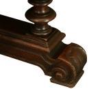 Antique French Dining Table, Rectangular, Oak, Carvings, Heavy, Petite Size