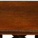 Antique French Dining Table, Rectangular, Oak, Carvings, Heavy, Petite Size