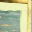 PRETTY Vintage Watercolor Painting Church Plein Air