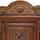Antique French Carved Panel Doors Renaissance Henry II Oak Buffet Server Hutch