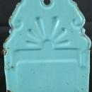 Antique Flemish Blue Enamel Salt Container Zout Sel Box