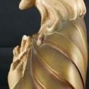 Antique French Art Deco Chalk Bust Jesus Sacred Heart