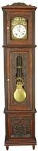 French Brittany Morbier Grandfather Longcase Clock Quimper